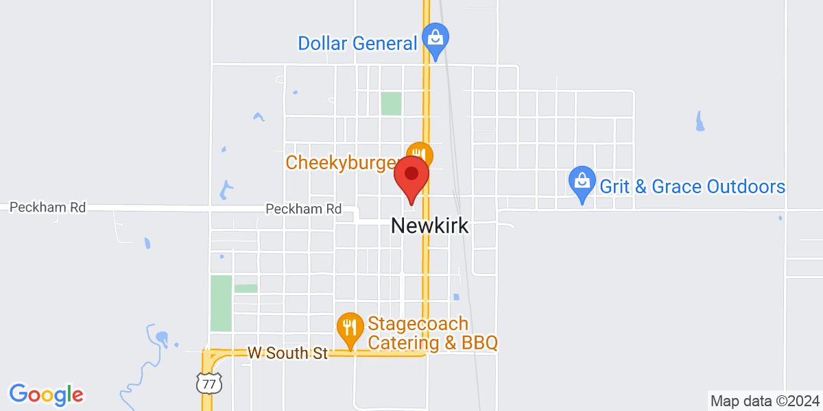 Map of Newkirk Public Library